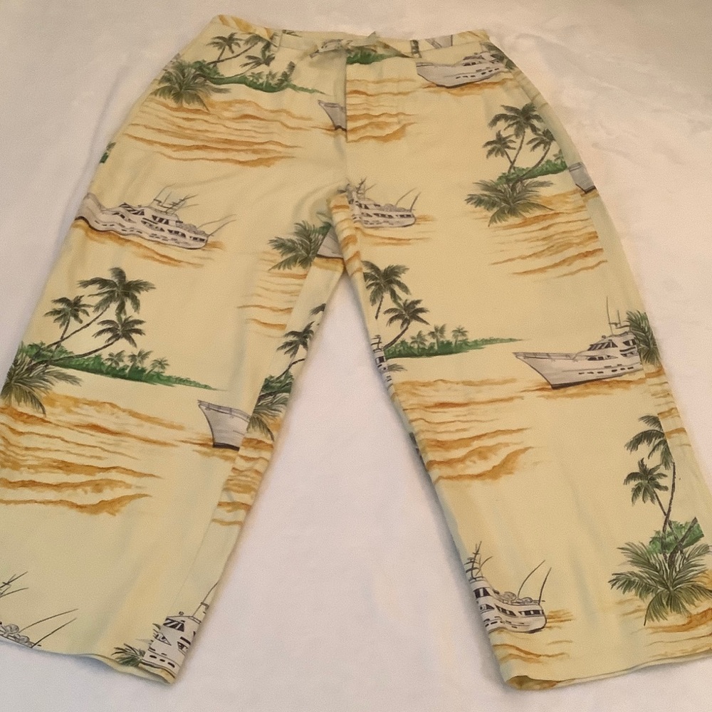 Vintage BAHAMA Cruise /paradise sand print/pants